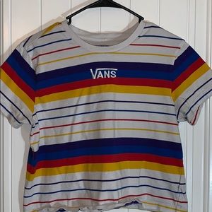Vans short sleeve crop top